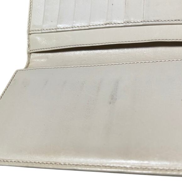 Gucci GG Canvas and Leather long wallet with interlocking GG charm pull - Picture 5 of 12